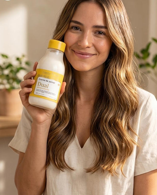 Crema de Peinar Dual Lisos y Rizos