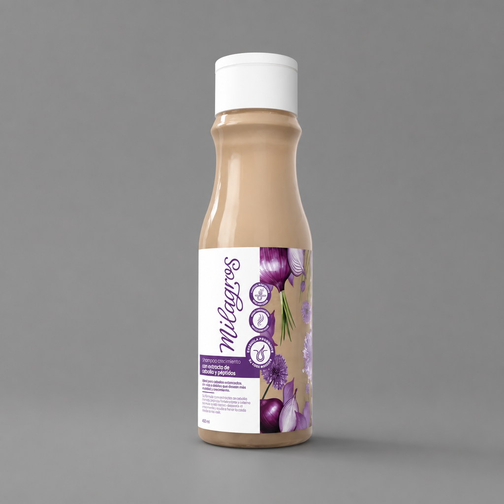 Shampoo Crecimiento Con Extracto de Cebolla y Péptidos