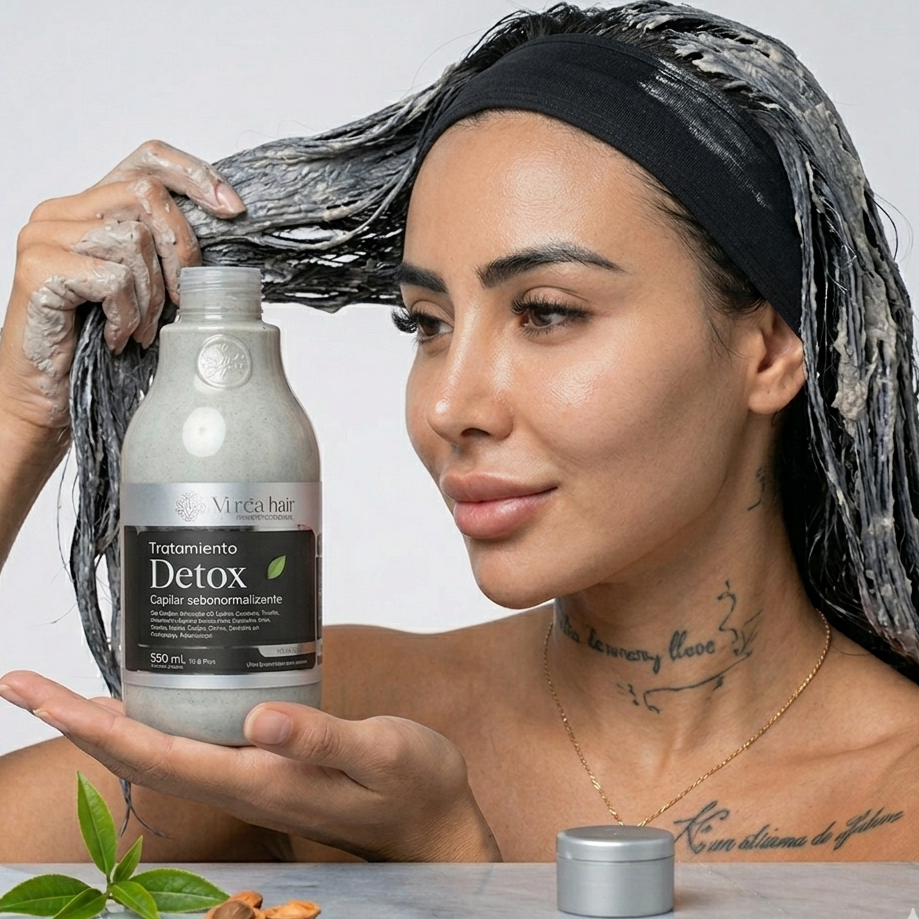 Tratamiento Capilar Detox Con Carbon Activado