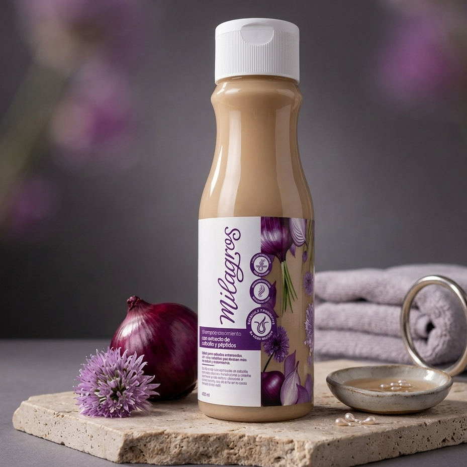 Shampoo Crecimiento Con Extracto de Cebolla y Péptidos