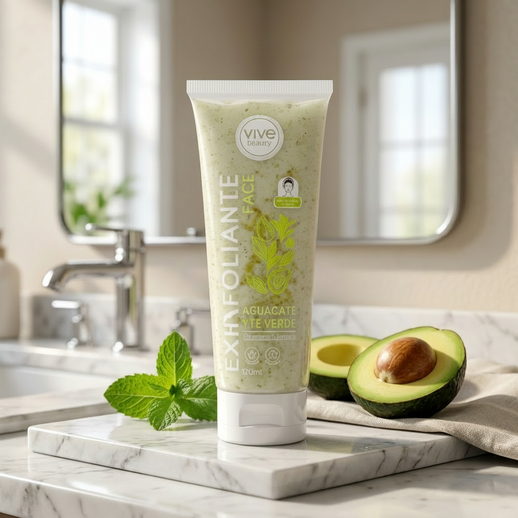 EXFOLIANTE FACIAL AGUACATE & TE VERDE 120ML