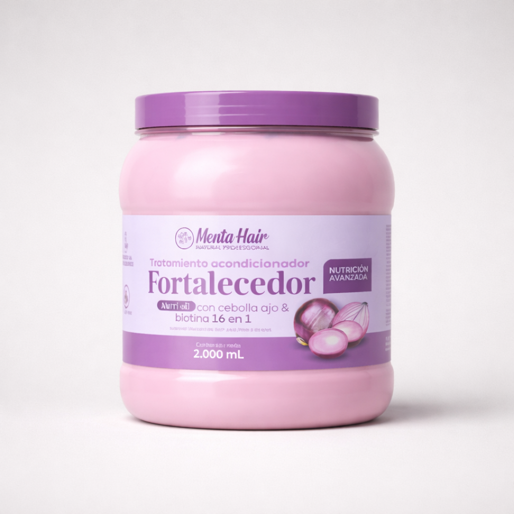 Tratamiento Acondicionador Fortalecedor nutrioil con cebolla ajo y biotina 16 en 1 - X2.000ml