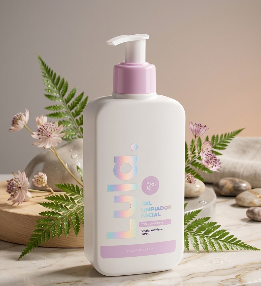 Gel limpiador facial con Ceramidas