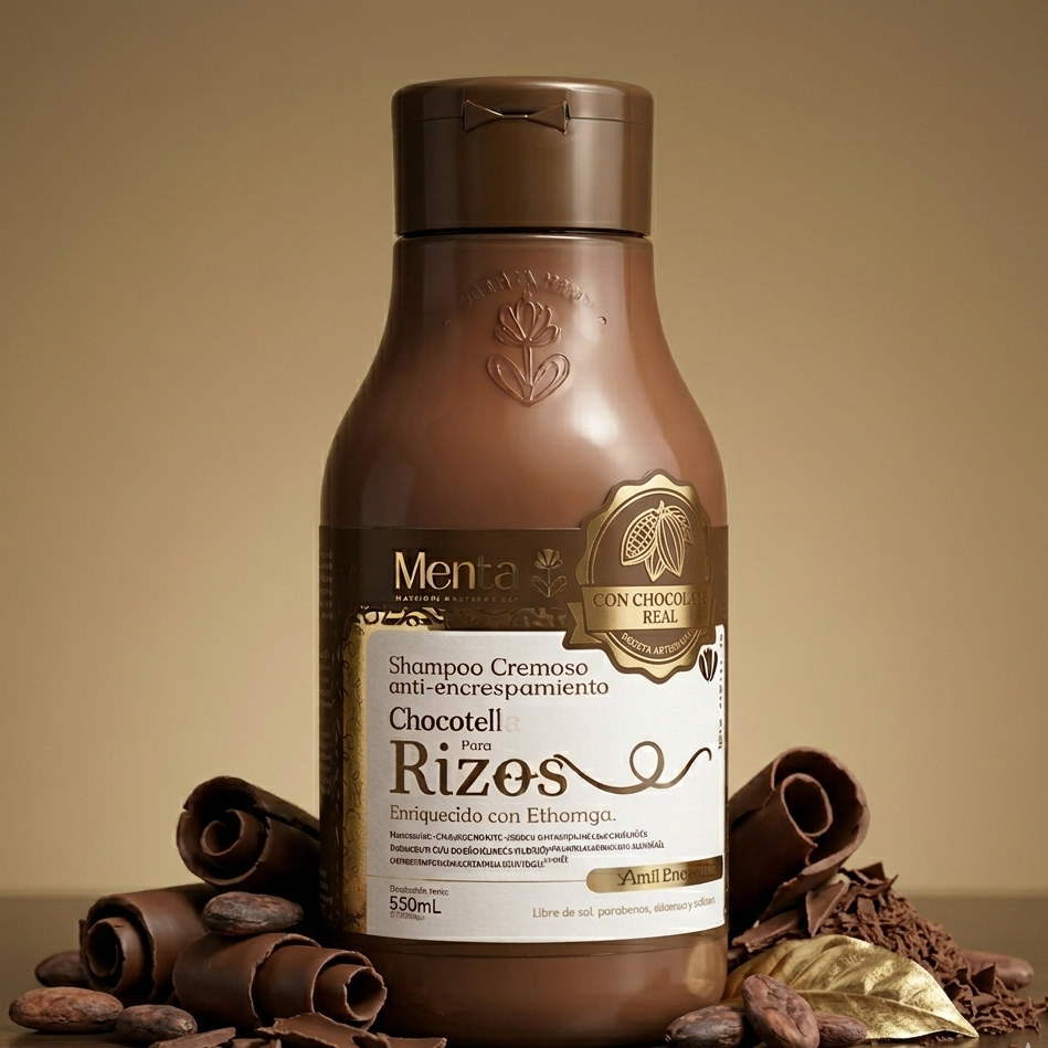 Shampoo Cremoso Chocotella para Rizos