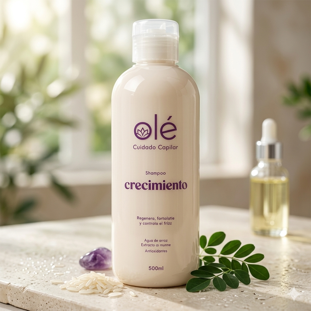 Shampoo Olé Revitalizante Arroz Y Linaza